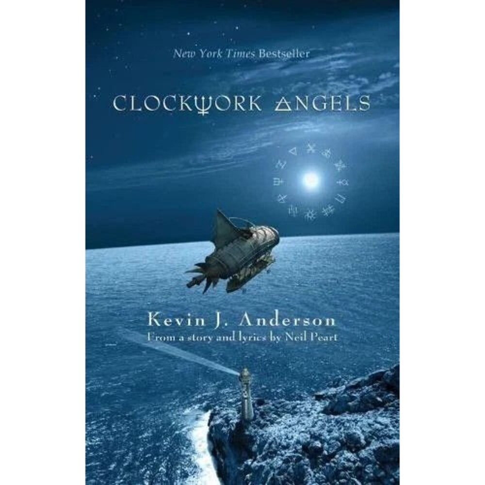 Clockwork Angels - Kevin J. Anderson Neil Peart Rush Novel Very, Good Condition